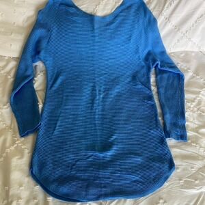 Trouvé blue sweater size small pullover viscose cashmere